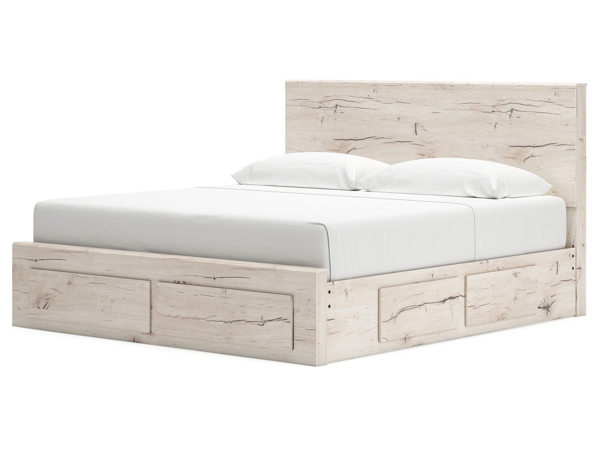 Lawroy - Panel Bed With Storage