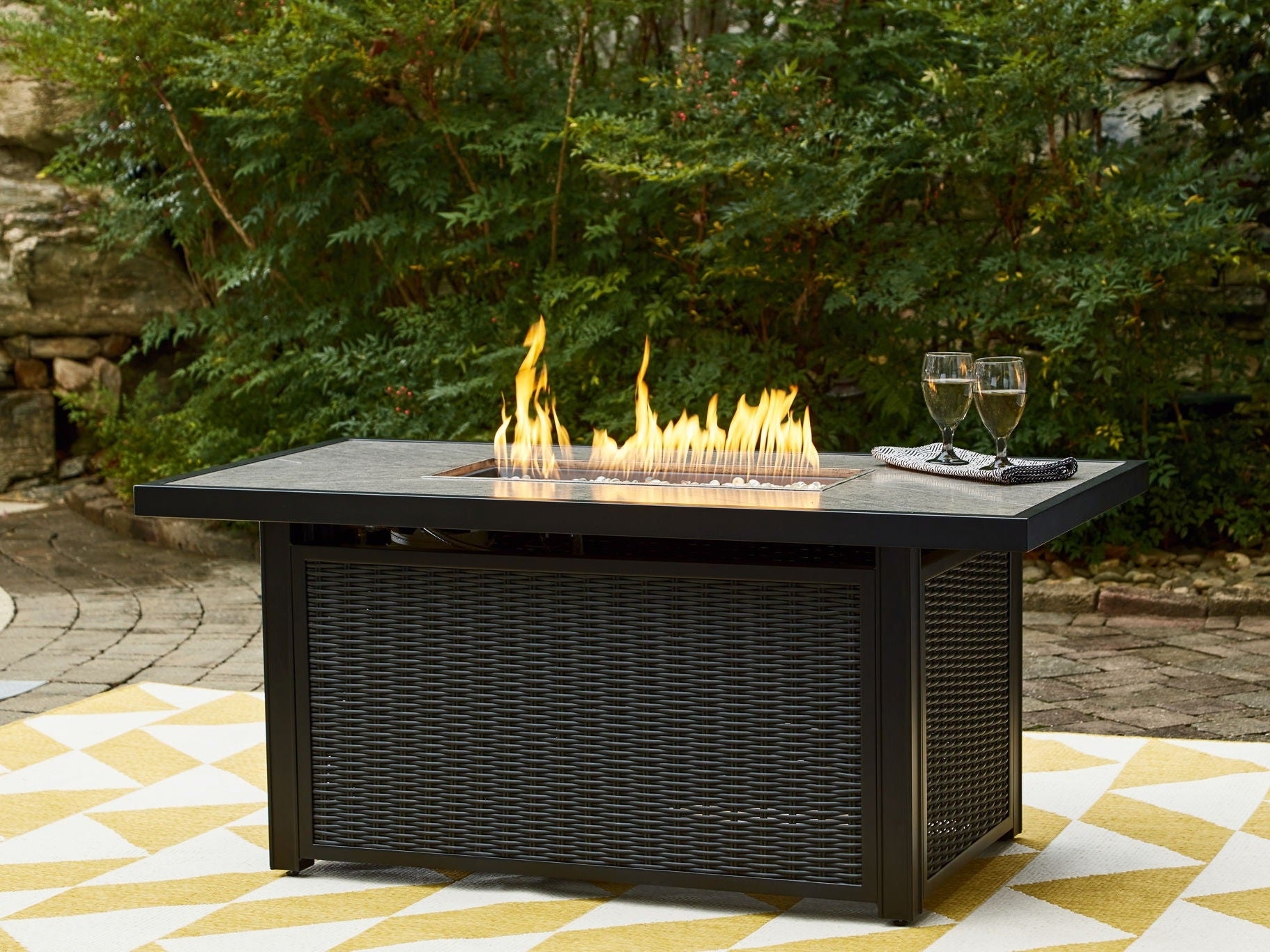 Beachcroft - Rectangular Fire Pit Table
