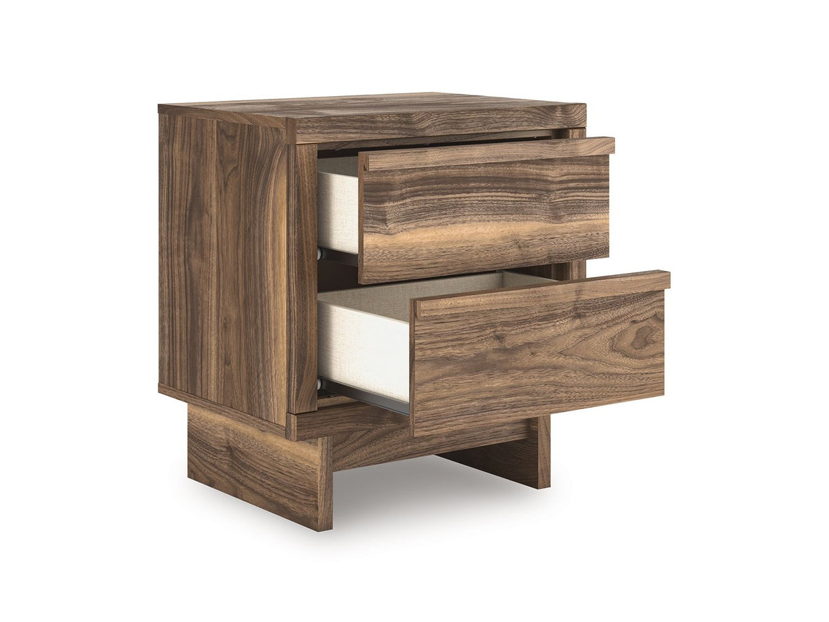 Chirason - Two Drawer Night Stand - Brown