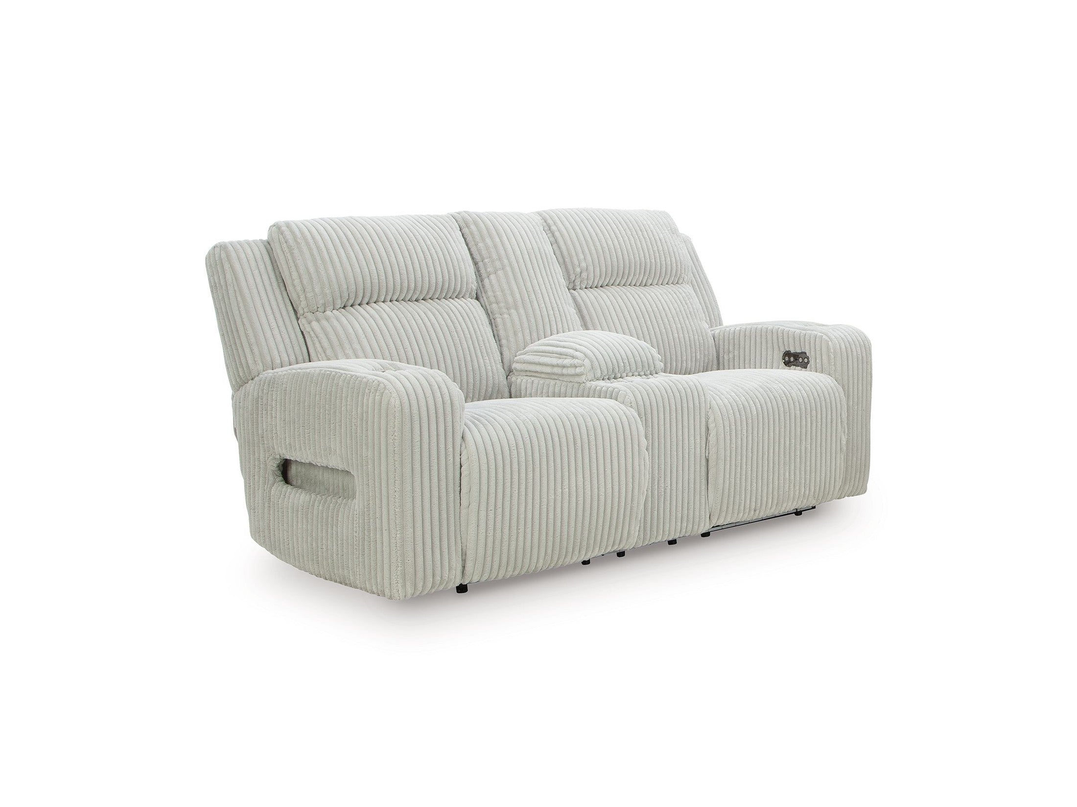 Forest Lake - Power Reclining Loveseat With Console / Adj Headrest