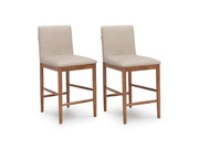 Isanti - Upholstered Barstool (Set of 2) - Light Brown