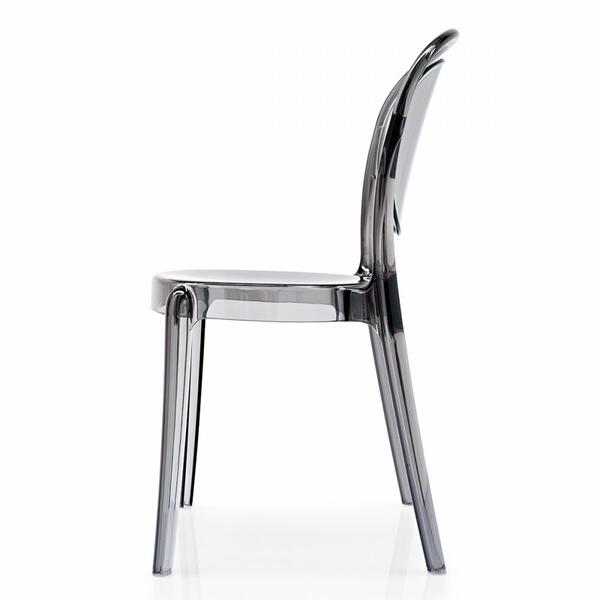 Calligaris Parisienne Polycarbonate Stackable Chair Suitable For Outdoor Use | Quick Ship