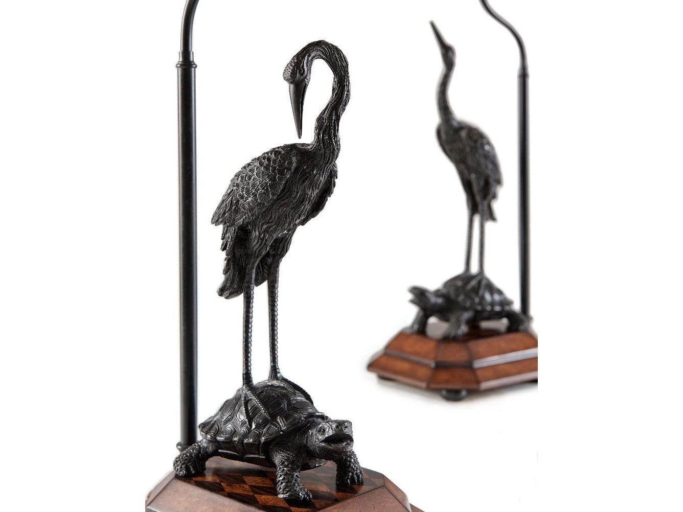Theodore Alexander Meiji Cranes Table Lamp