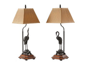 Theodore Alexander Meiji Cranes Table Lamp