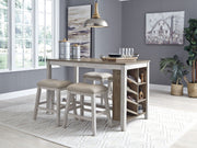 Skempton - Rectangular Counter Table With Storage Set