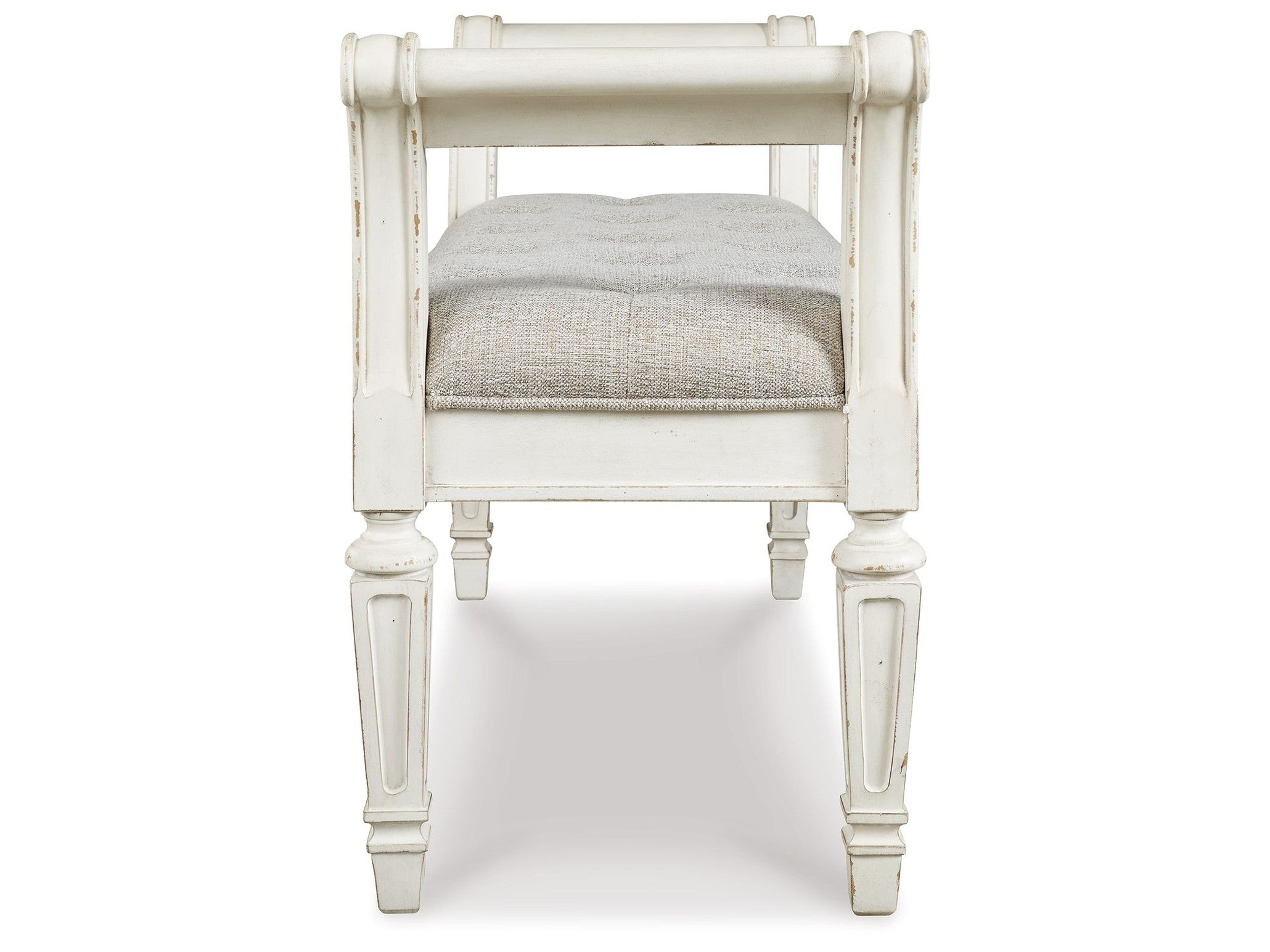 Realyn - Accent Bench - Antique White