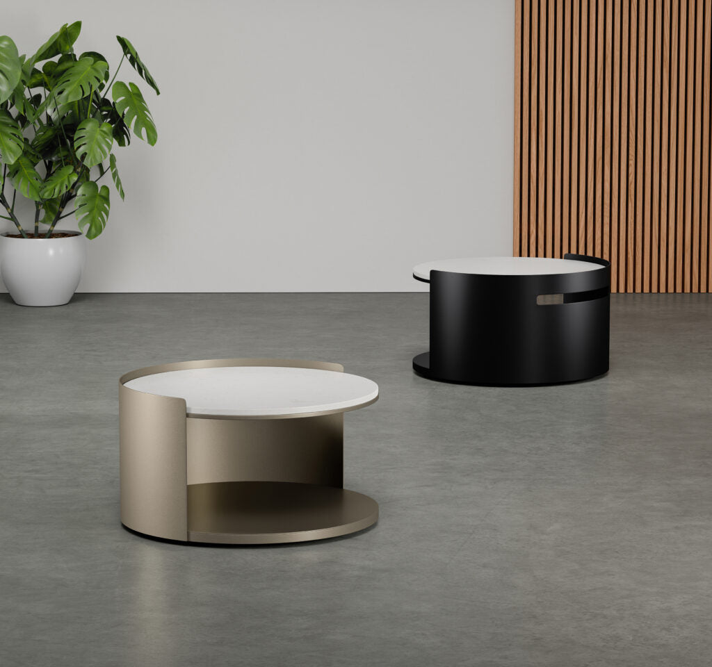 Elite Modern Crescent Coffee Table - Thumbnail 4