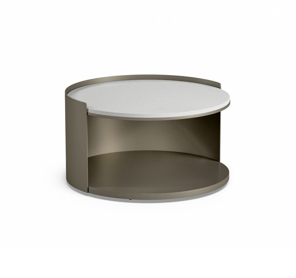 Elite Modern Crescent Coffee Table - Thumbnail 2