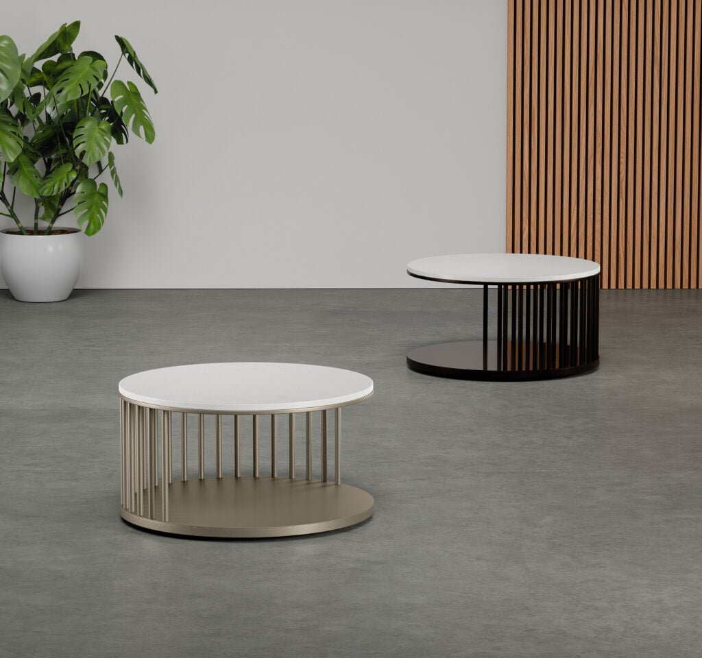 Elite Modern Spoke Coffee Table - Thumbnail 3