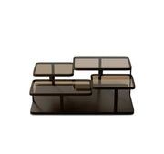 Elite Modern Quatro Coffee Table, All Glass