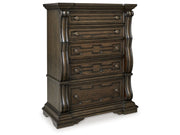 Maylee - Five Drawer Chest - Dark Brown