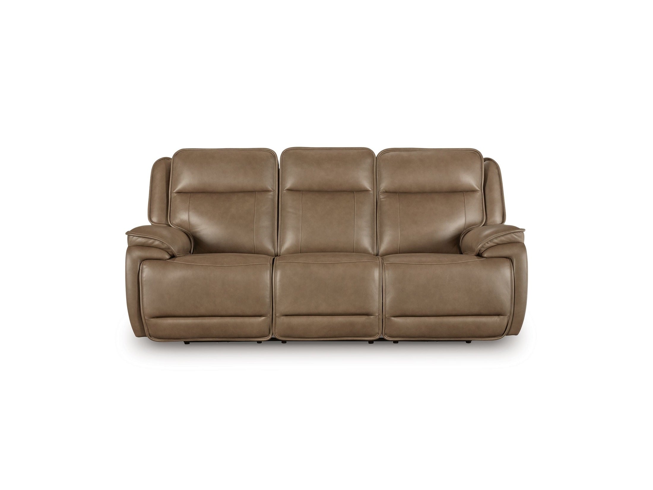 Glencroft - Power Reclining Sofa With Adjustable Headrest - Sahara
