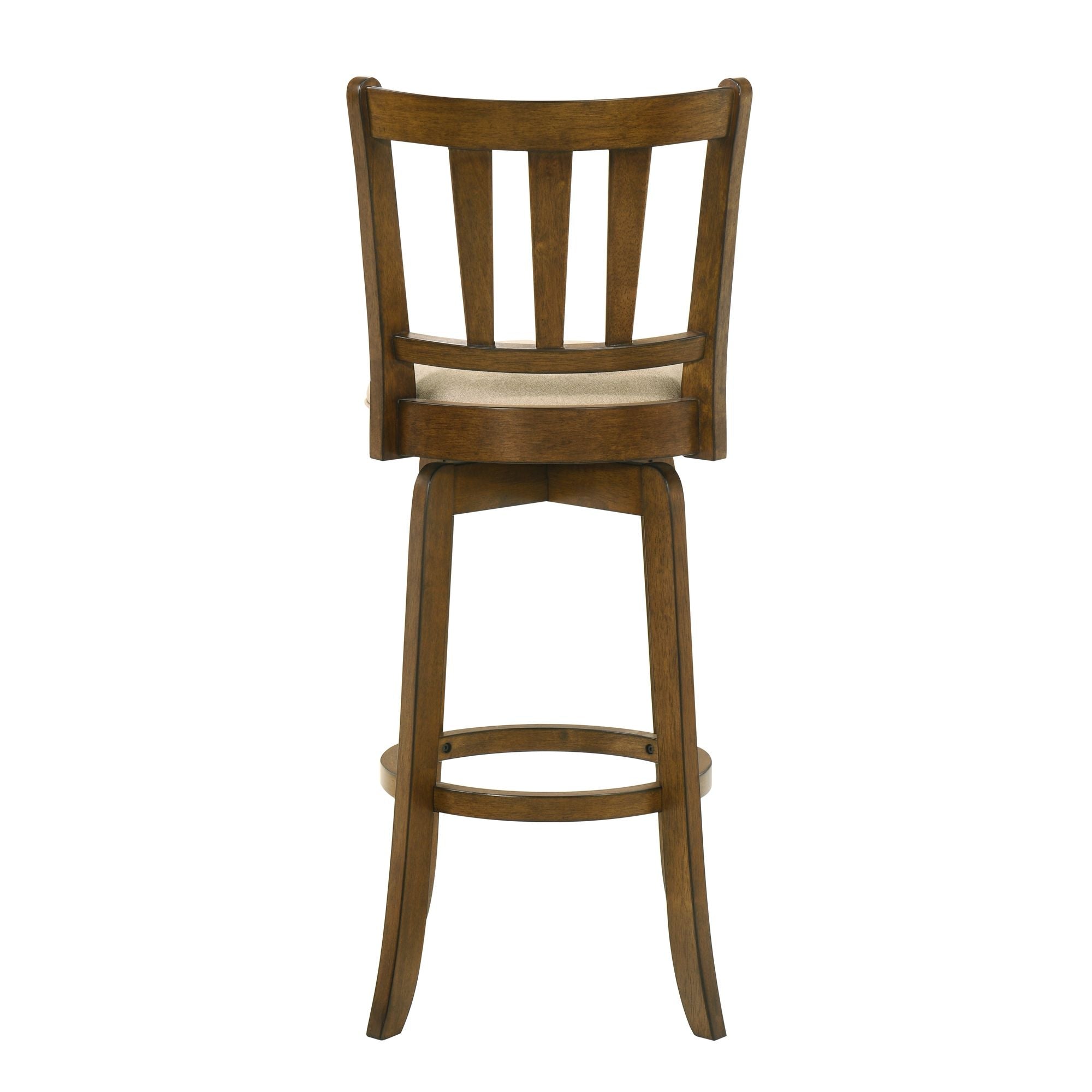 Wren - Modern Farmhouse Swivel Wood Bar Height Kitchen Bar Stool