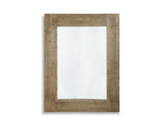 Waltleigh - Accent Mirror - Distressed Brown