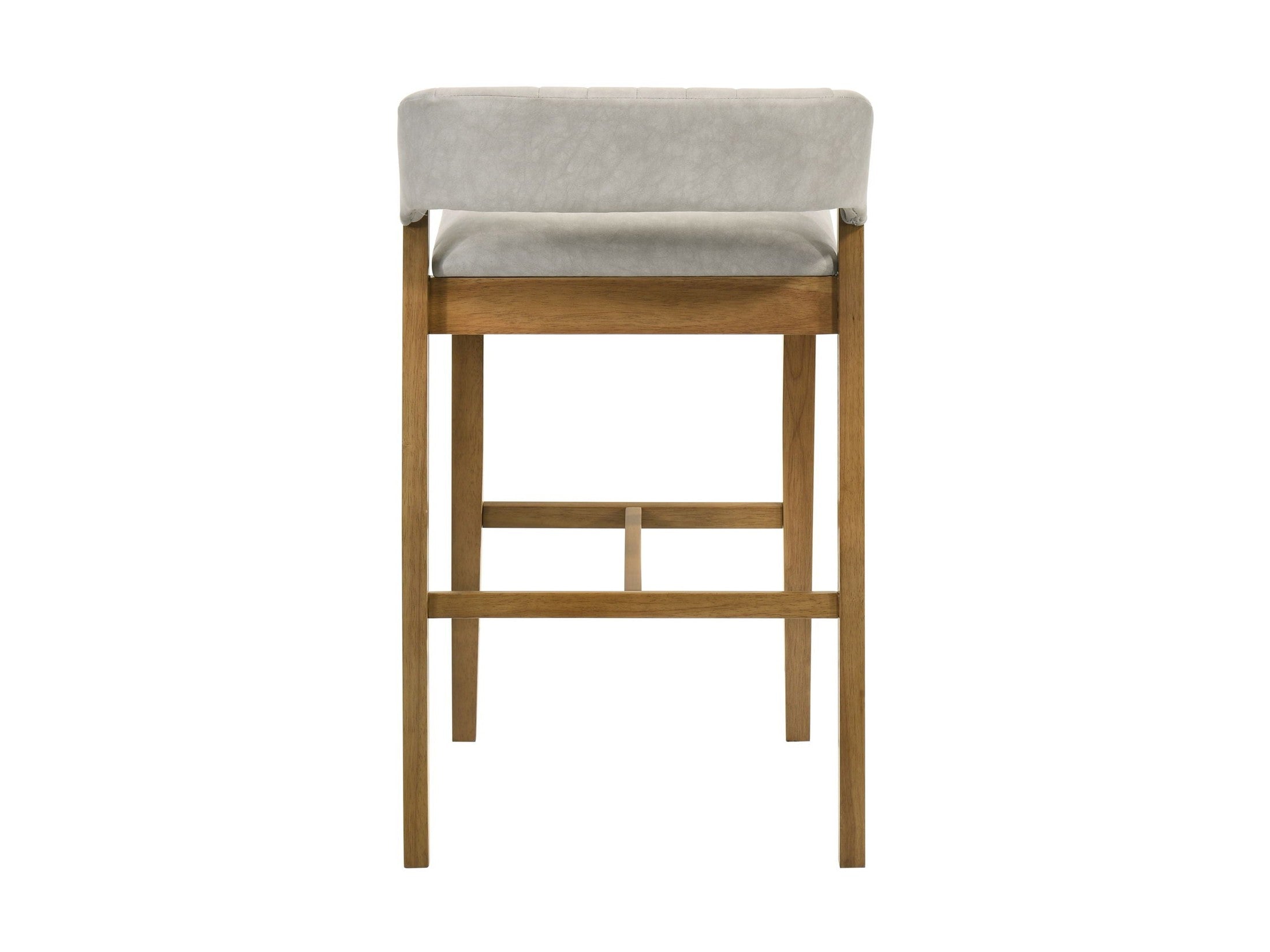 Landyn - 30" Amber Glow Bar Height Rubberwood Barstool