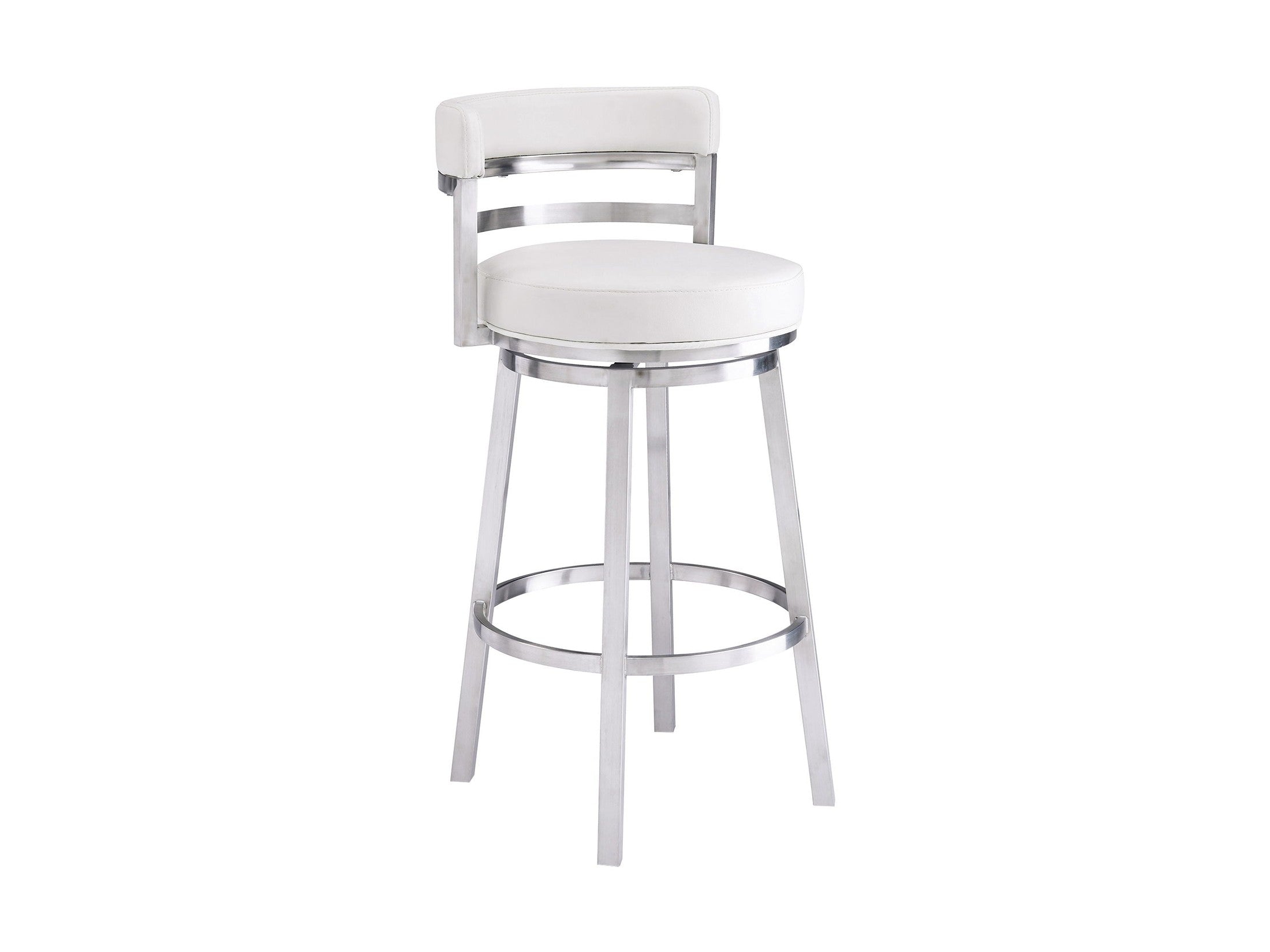 Madrid - Swivel Stainless Steel Bar Stool