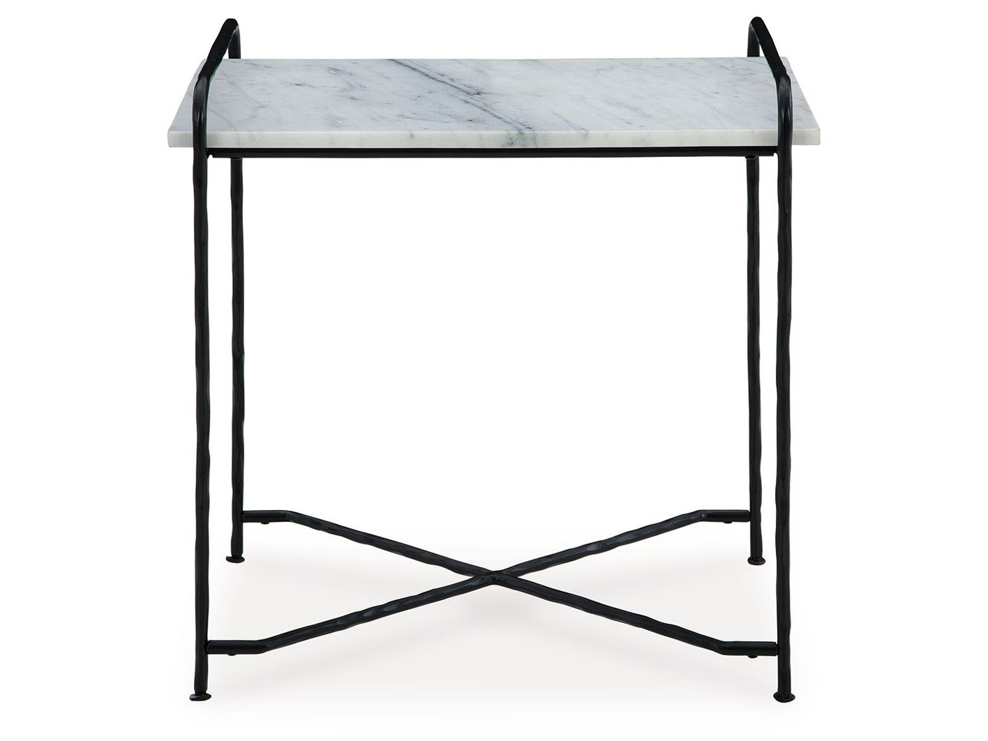 Ashber - Accent Table - White / Black