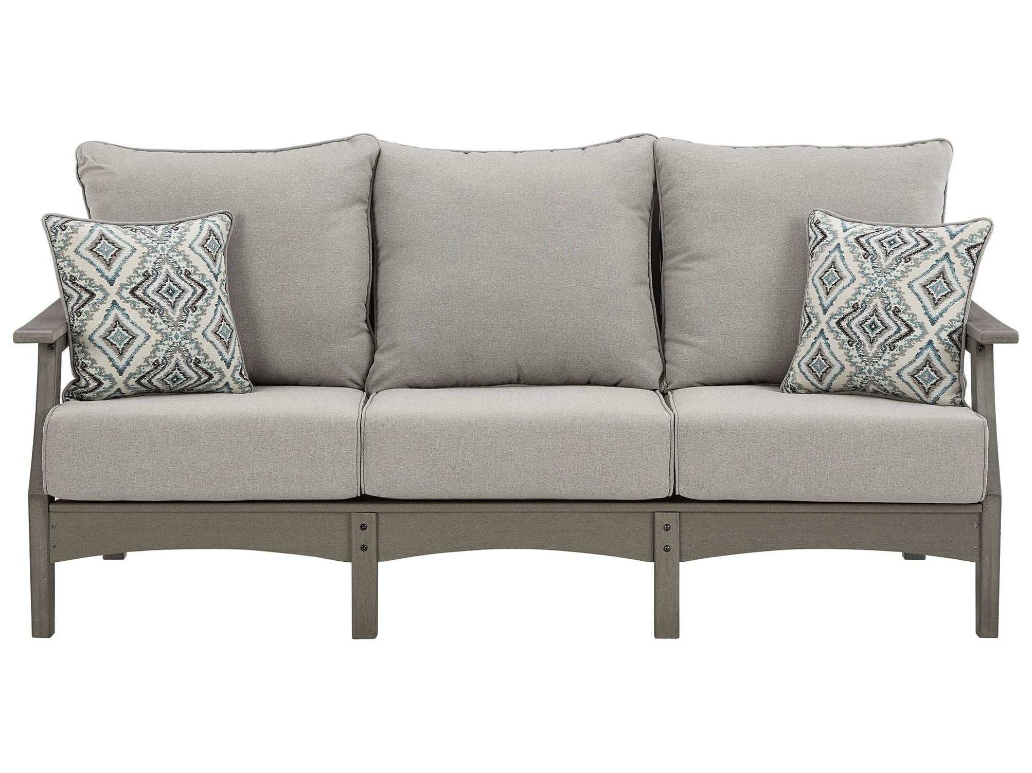 Visola - Sofa with Cushion - Gray