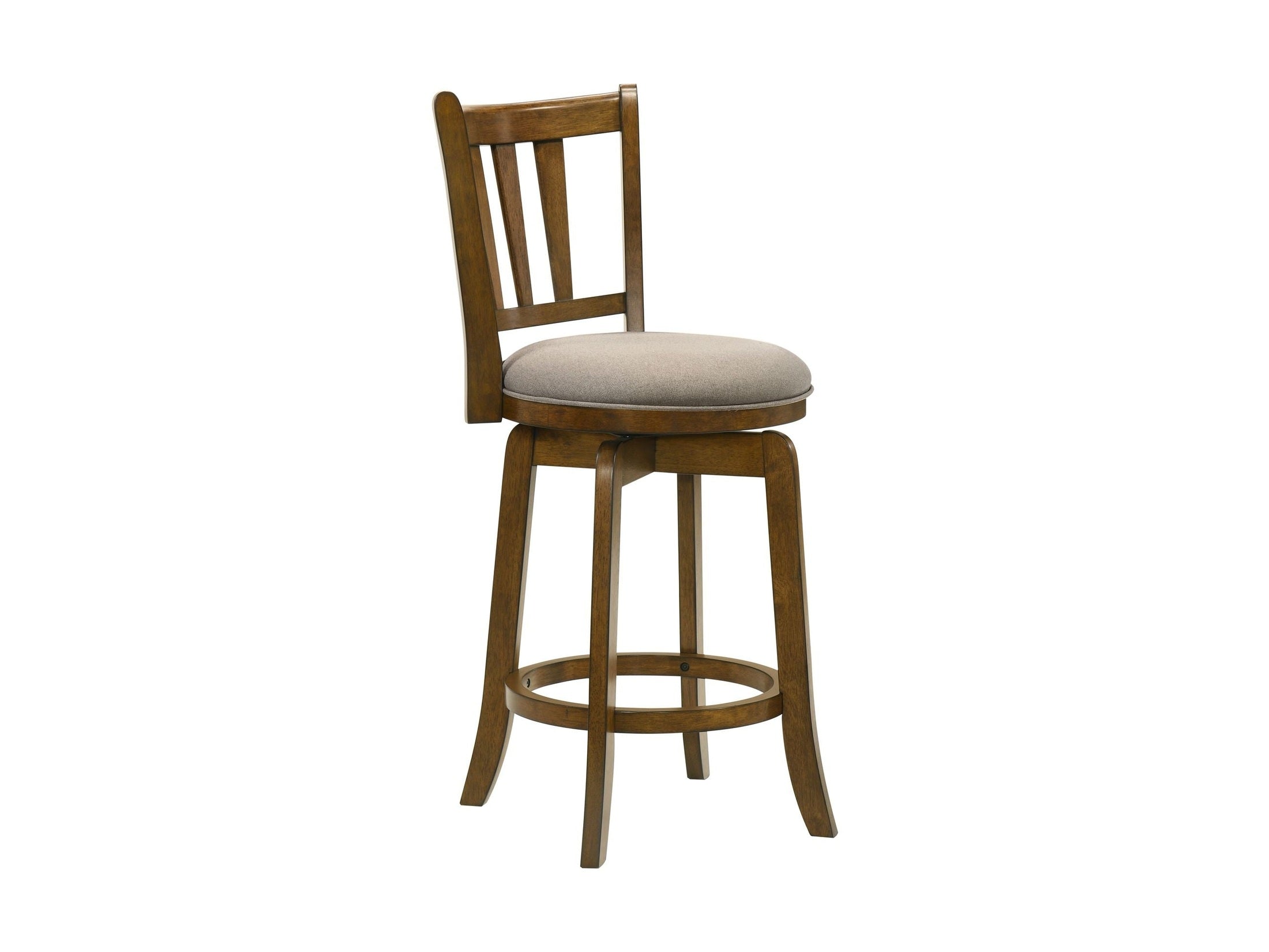 Wren - Modern Farmhouse Swivel Wood Counter Height Kitchen Bar Stool
