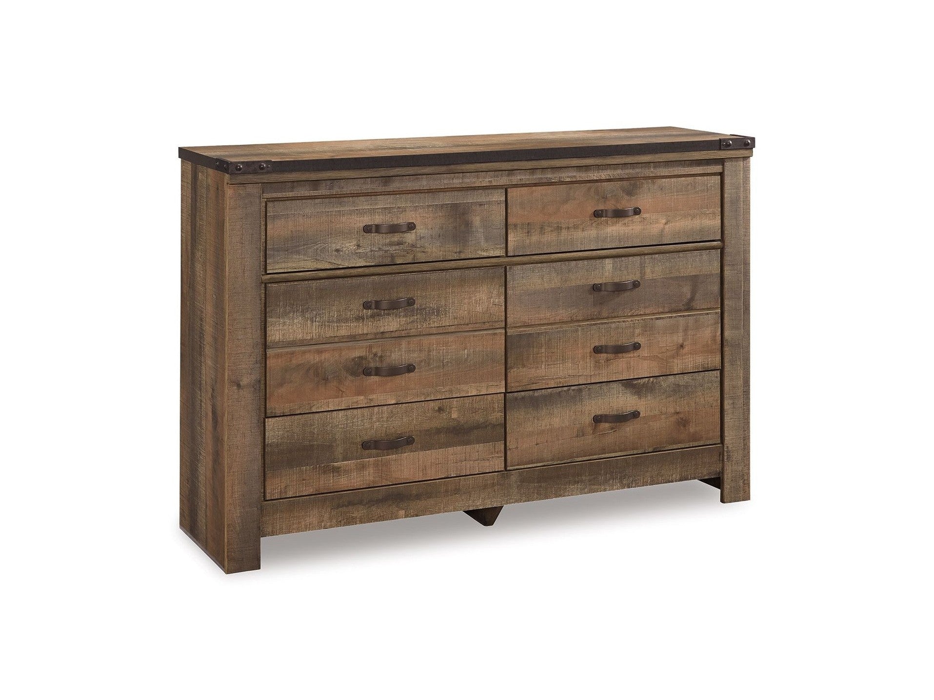 Trinell - Six Drawer Dresser - 61.34" x 15.98" x 42.99" - Brown Dark