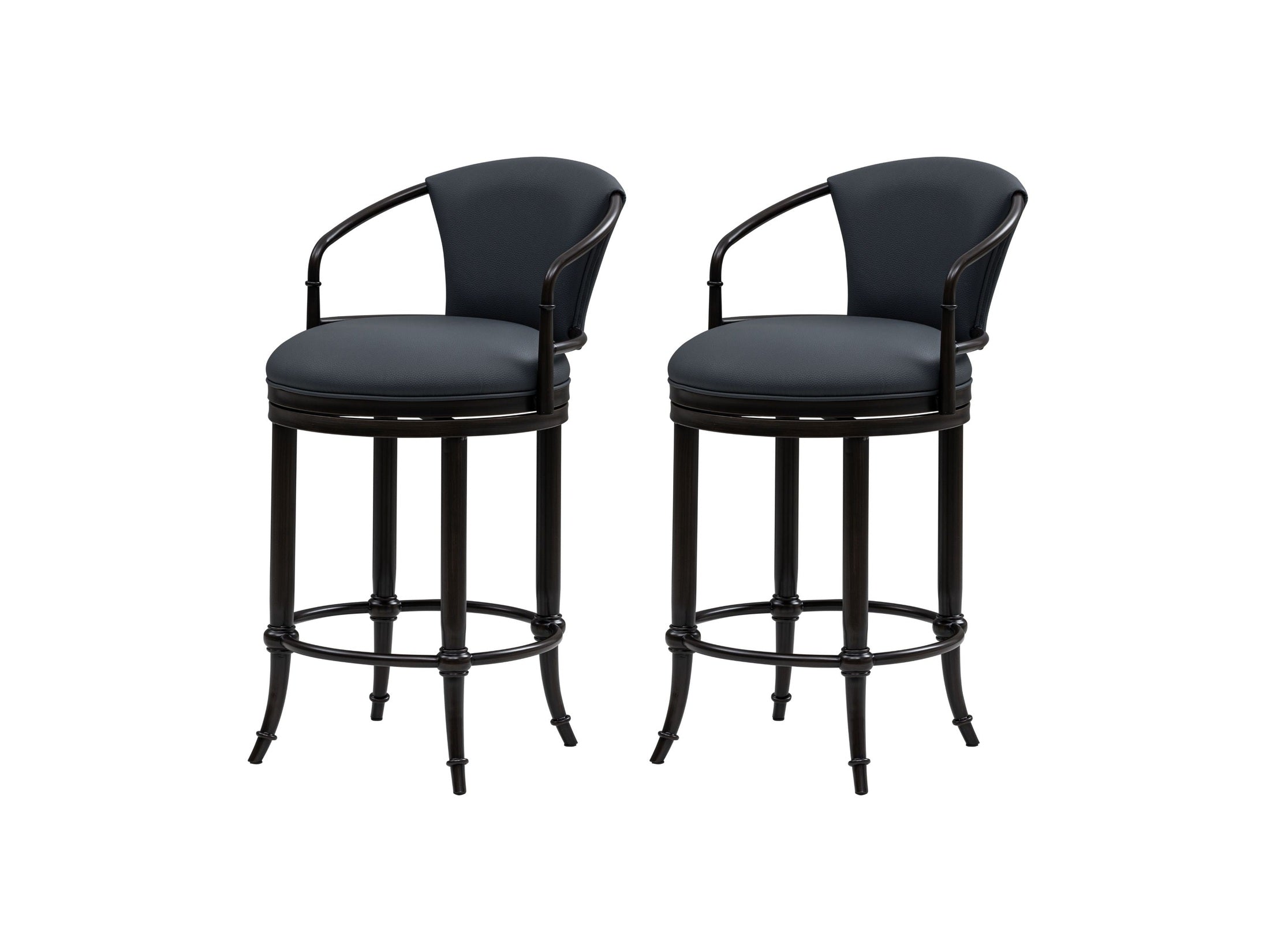 Otis - Upholstered Swivel Counter Height Barstool