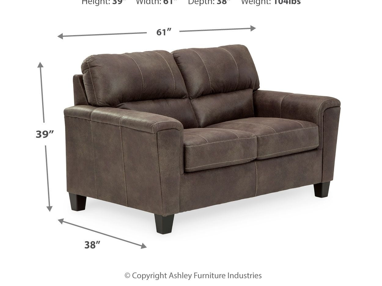 Navi - Stationary Loveseat