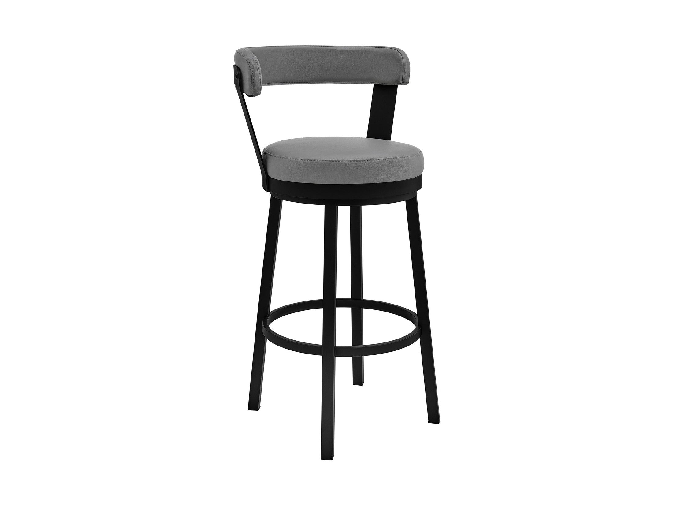 Kobe - Swivel Bar Stool - Black Finish