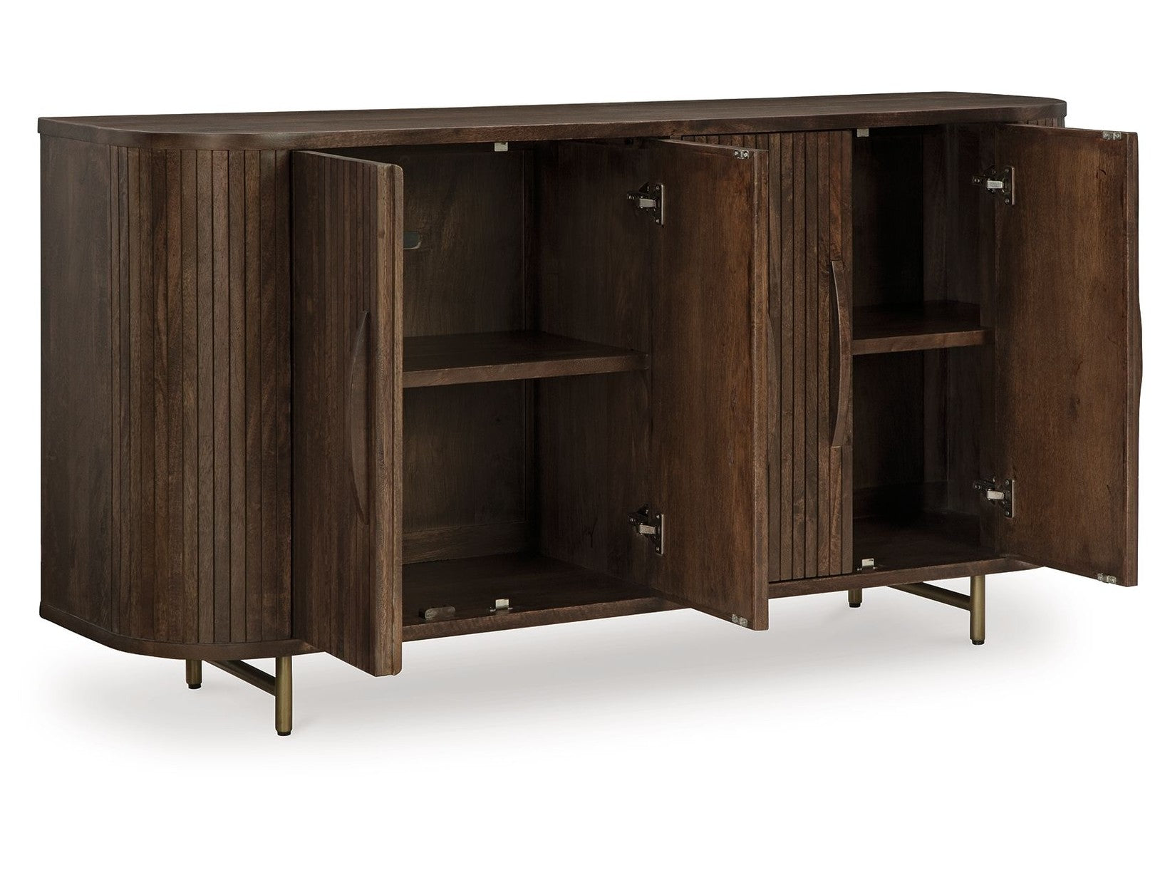 Amickly - Accent Cabinet - Dark Brown