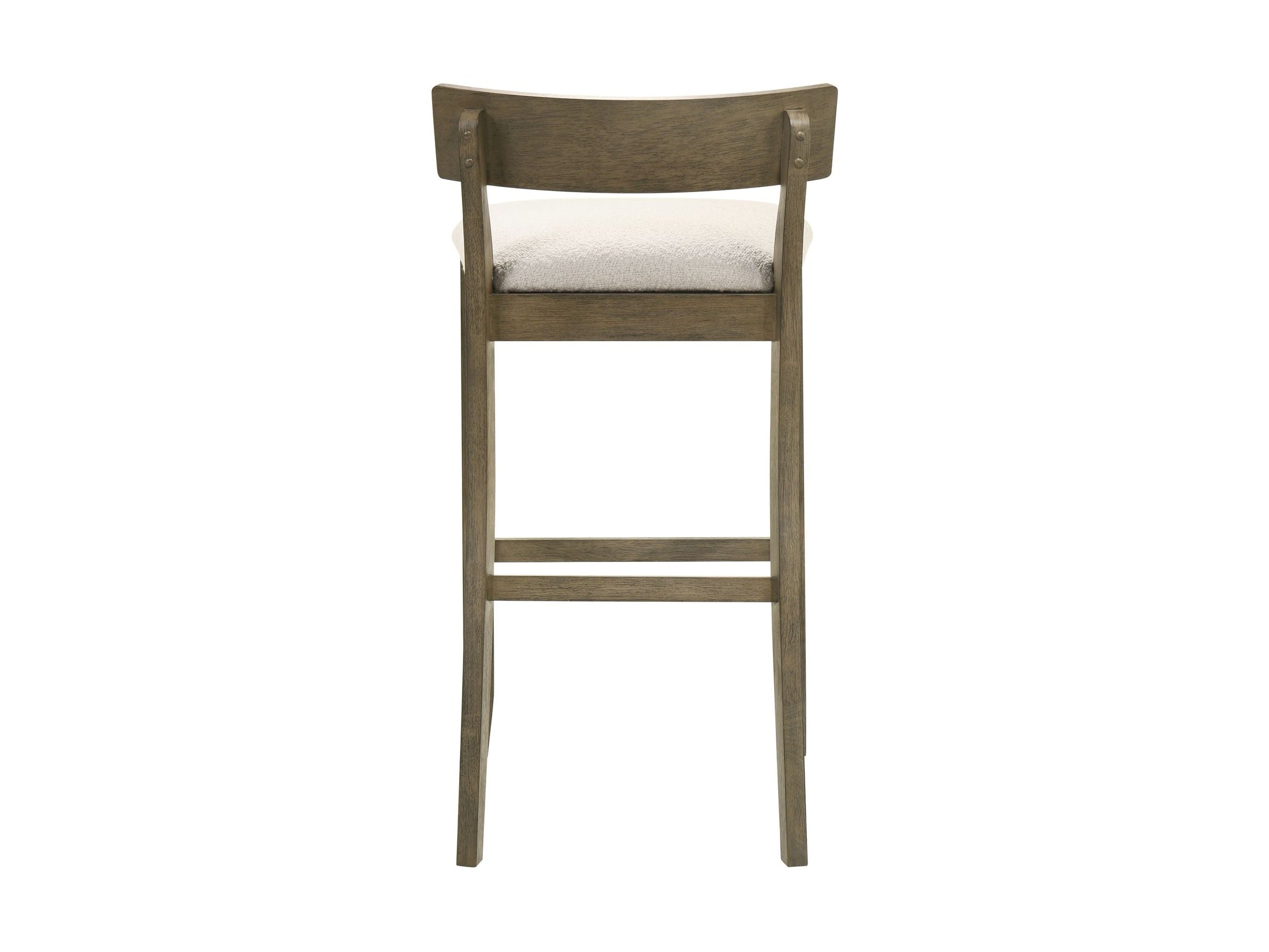 Merie - Modern Transitional Wood Bar Height Kitchen Bar Stool