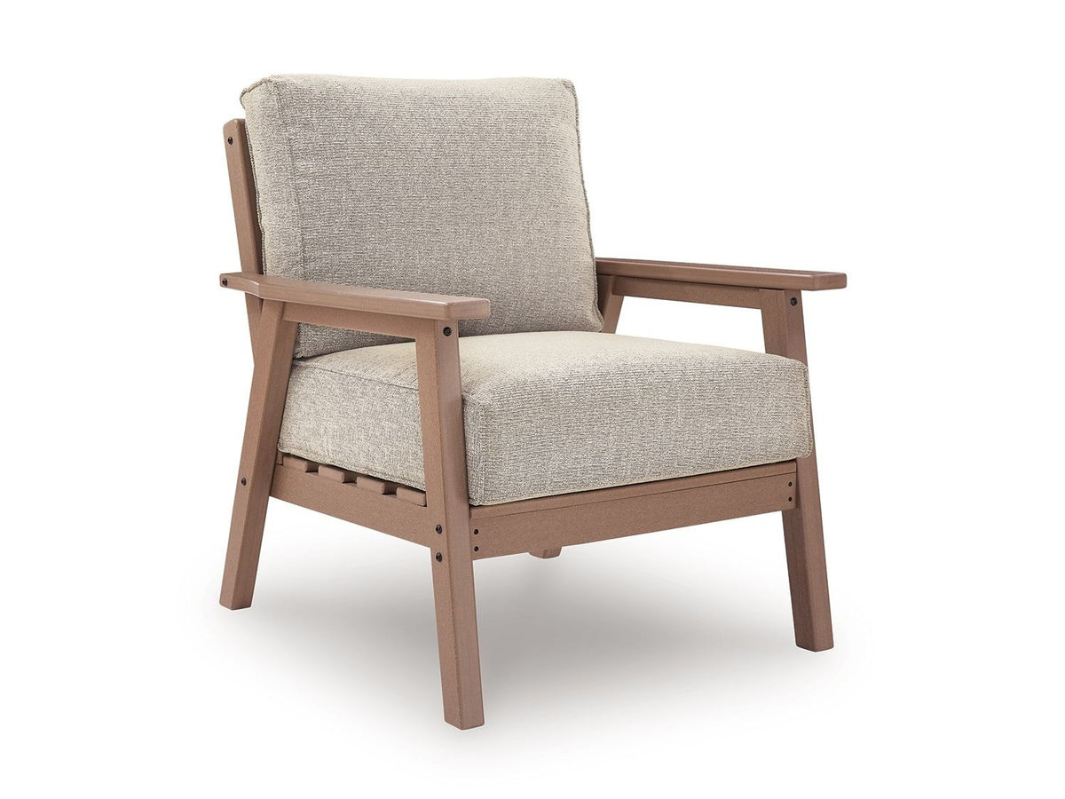 Grover Beach - Lounge Chair With Cushion (Set of 2) - Driftwood
