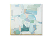 Wynburn - Wall Art - White / Blue / Green