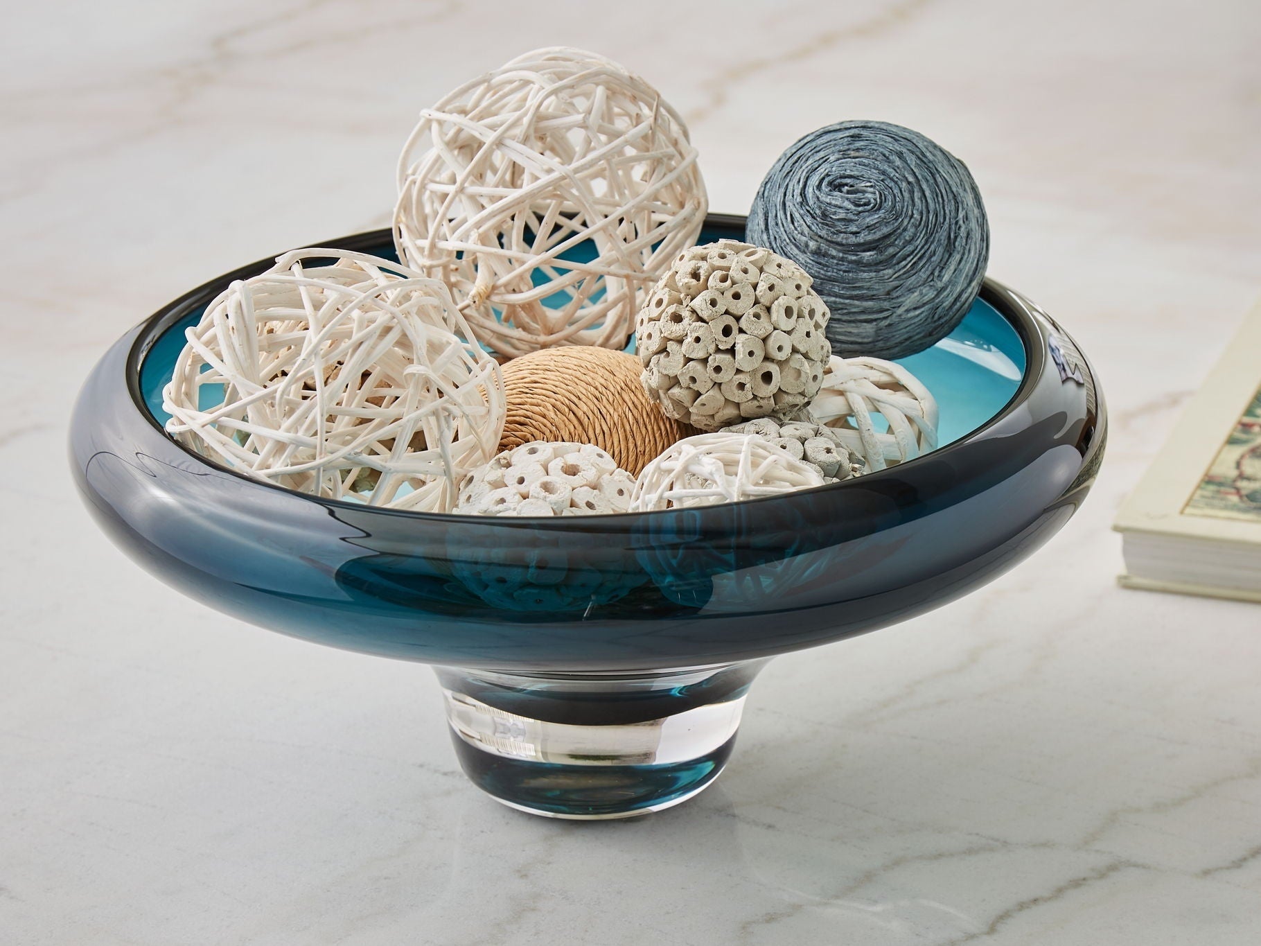 Vallborough - Bowl - Teal Blue