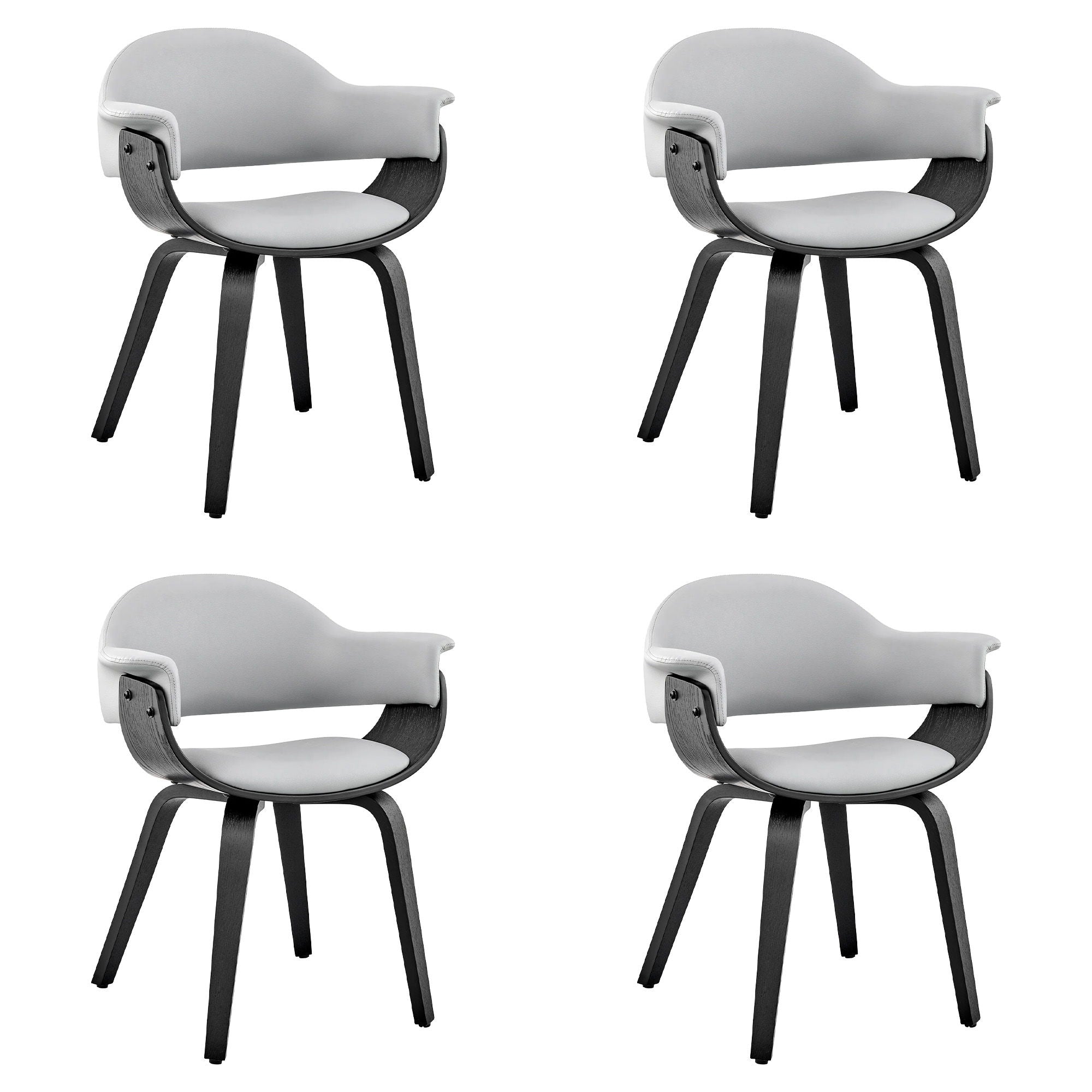Adalyn - Dining Room Accent Chair With Black Frame