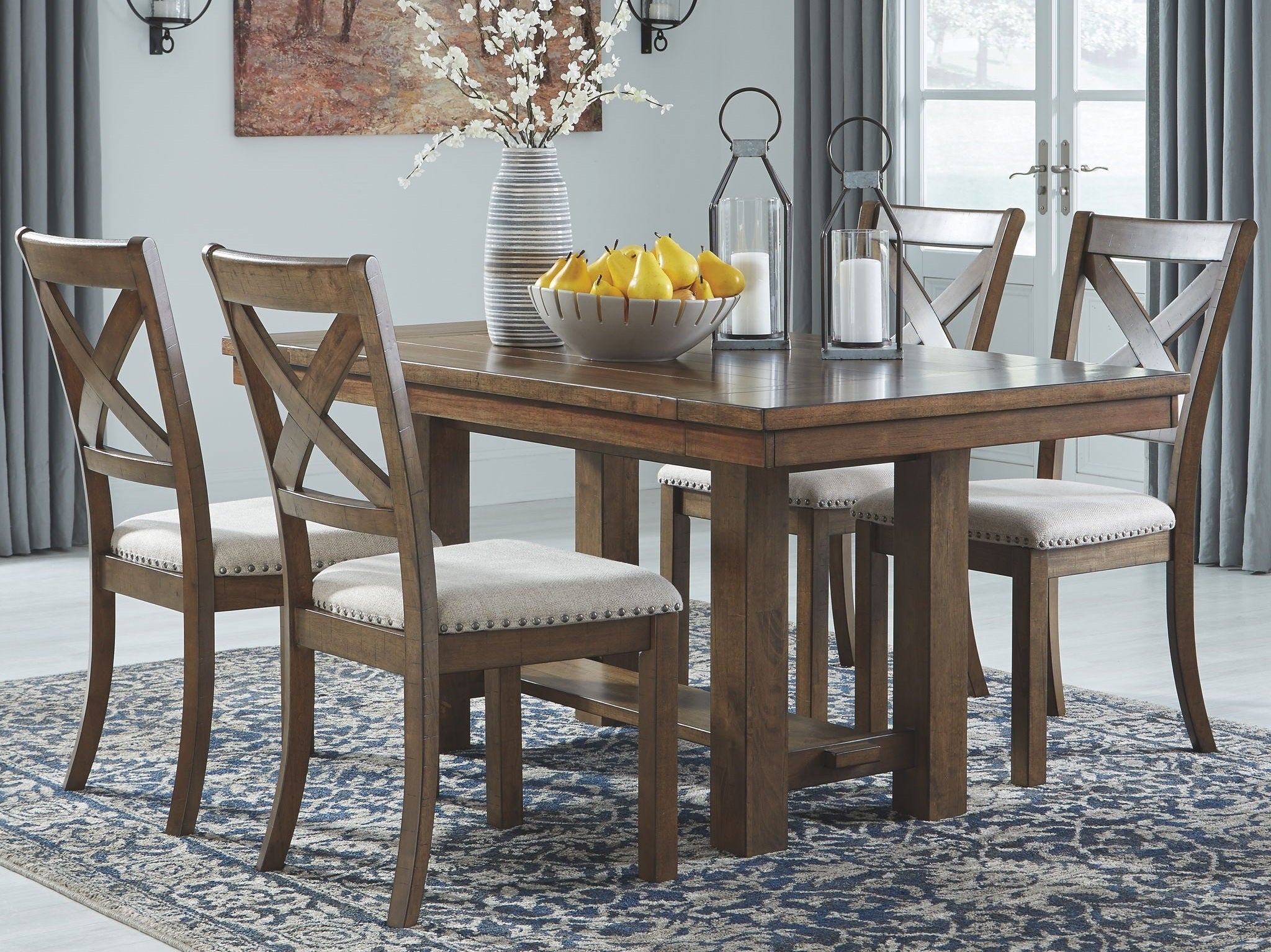 Moriville - Rectangular Dining Room Extension Table - Grayish Brown