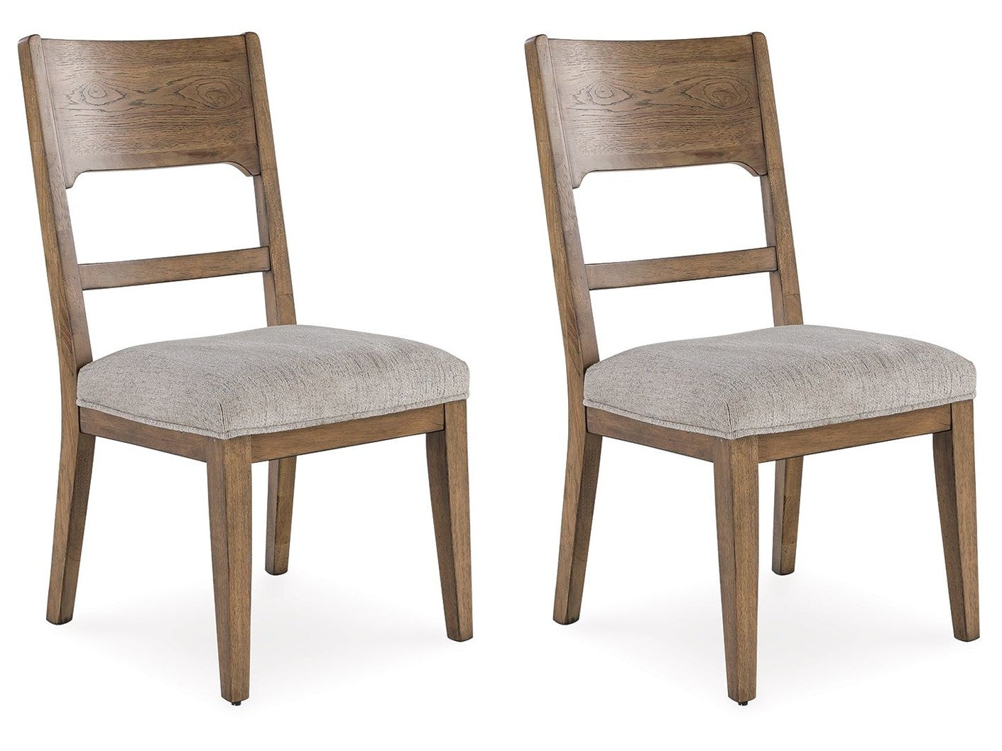 Cabalynn - Dining Uph Side Chair (Set of 2) - Oatmeal / Light Brown