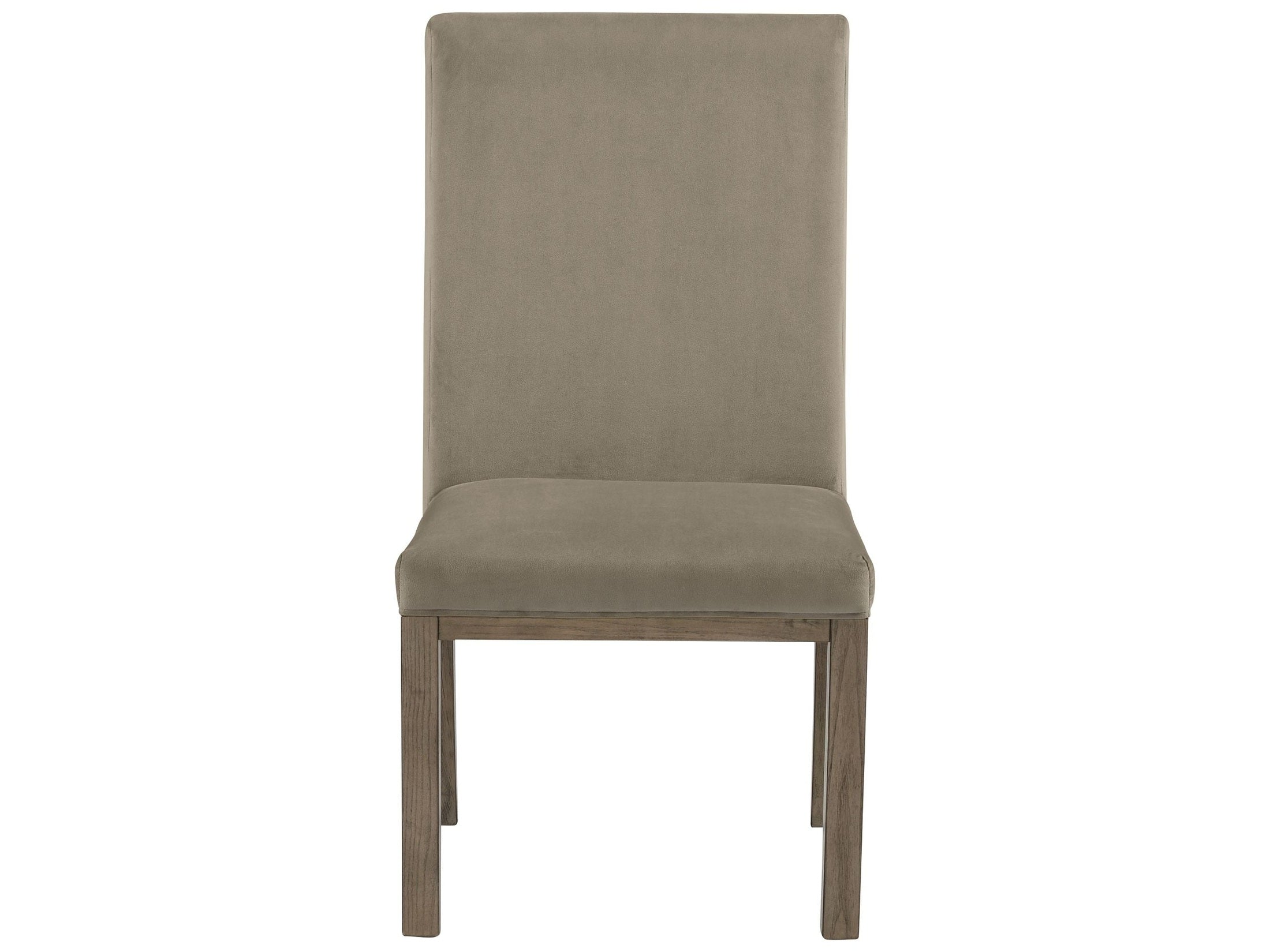 Chrestner - Dining UPH Side Chair (Set of 2) - Gray / Brown