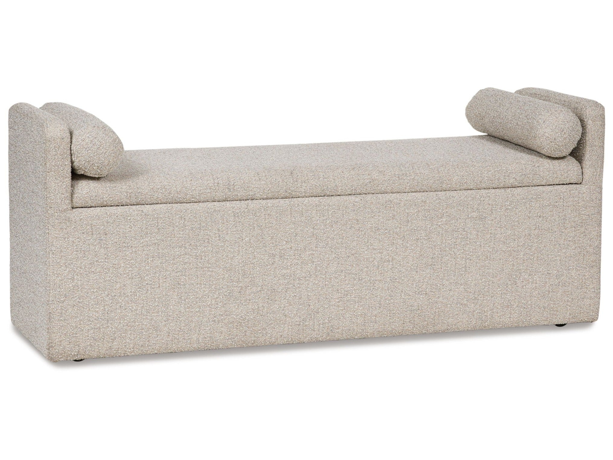 Galliden - Large Upholstered Dining Room Bench - Beige