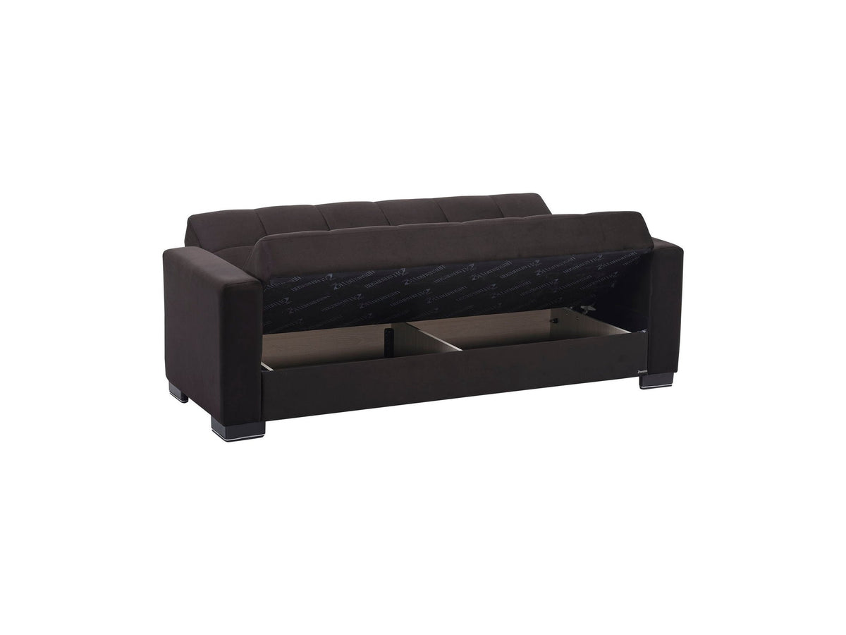 Ottomanson Armada - Upholstered Convertible Sofabed With Storage - Microfiber