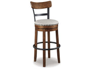 Valebeck - Tall Upholstered Swivel Barstool