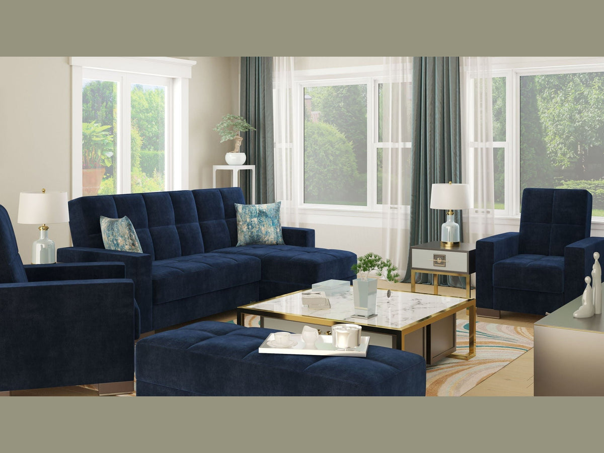 Ottomanson Armada - Upholstered Ottoman With Storage - Microfiber