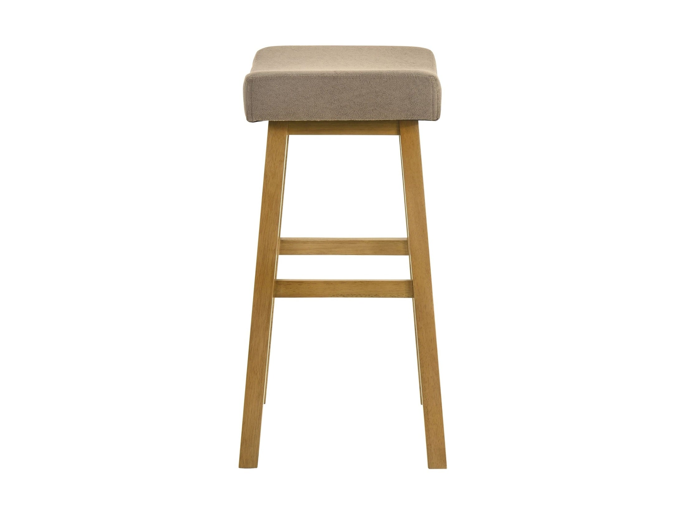 Lenon - Modern Farmhouse Wood Bar Height Kitchen Bar Stool