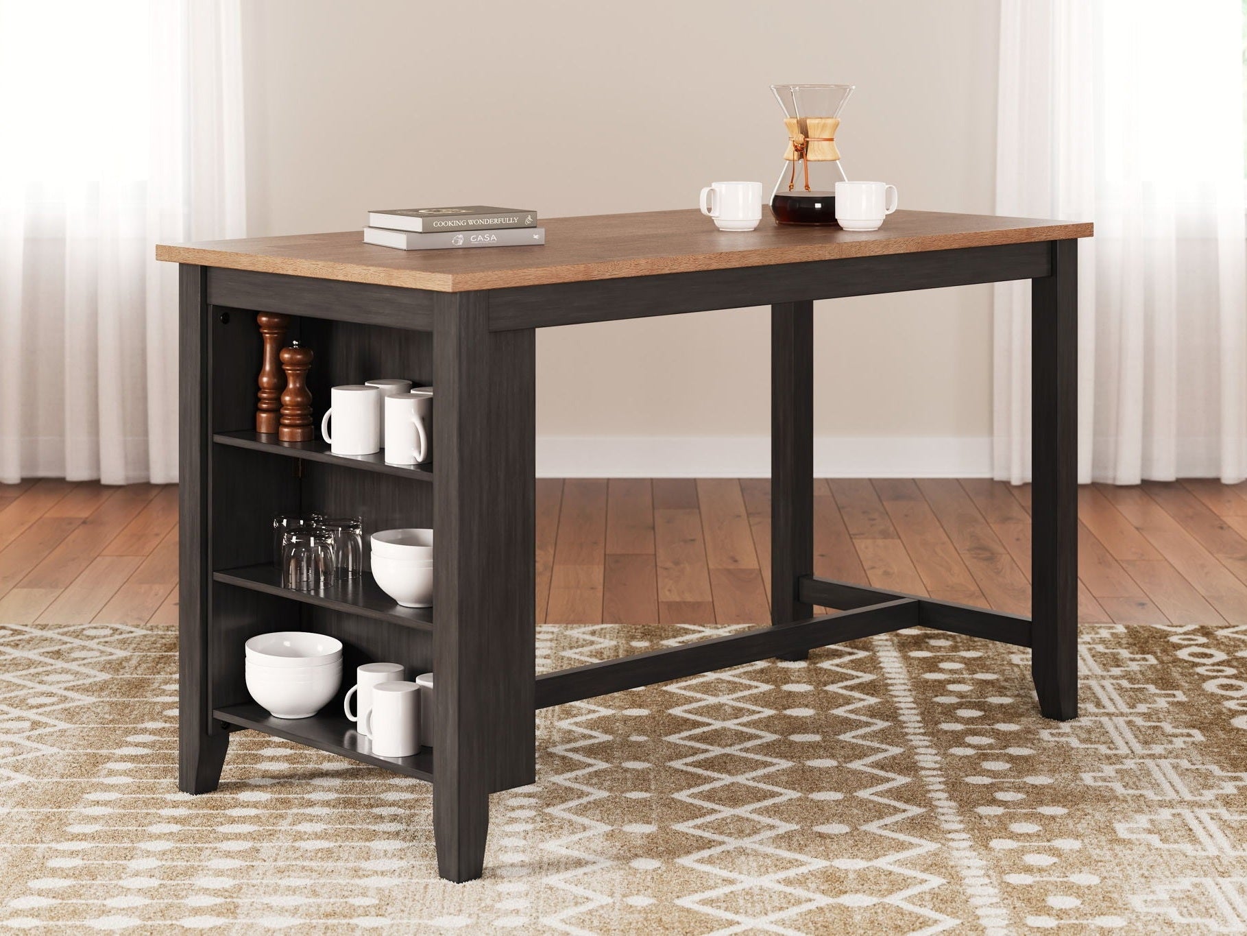 Gesthaven - Rectangular Dining Room Counter Table