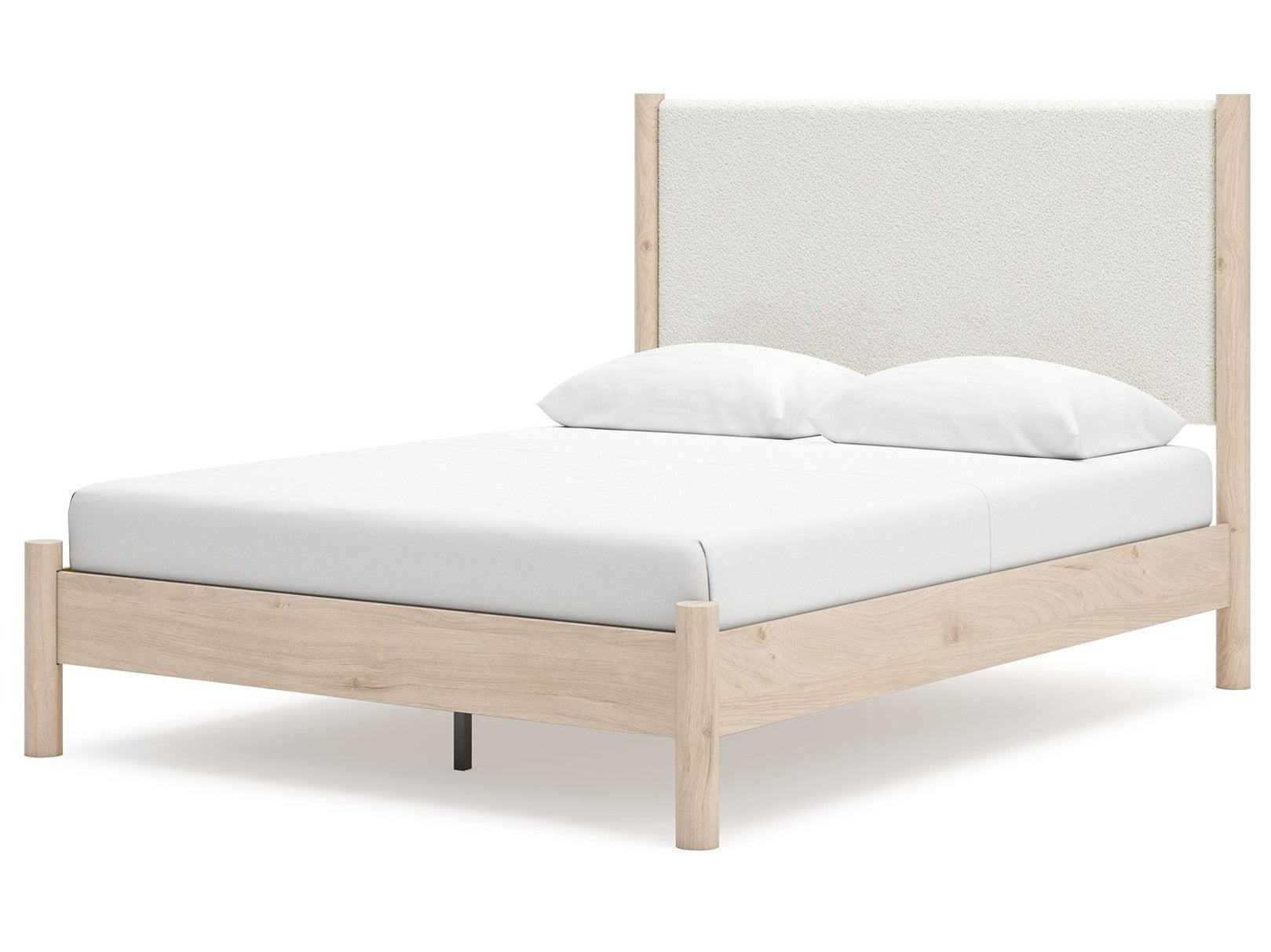Cadmori - Upholstered Panel Bed