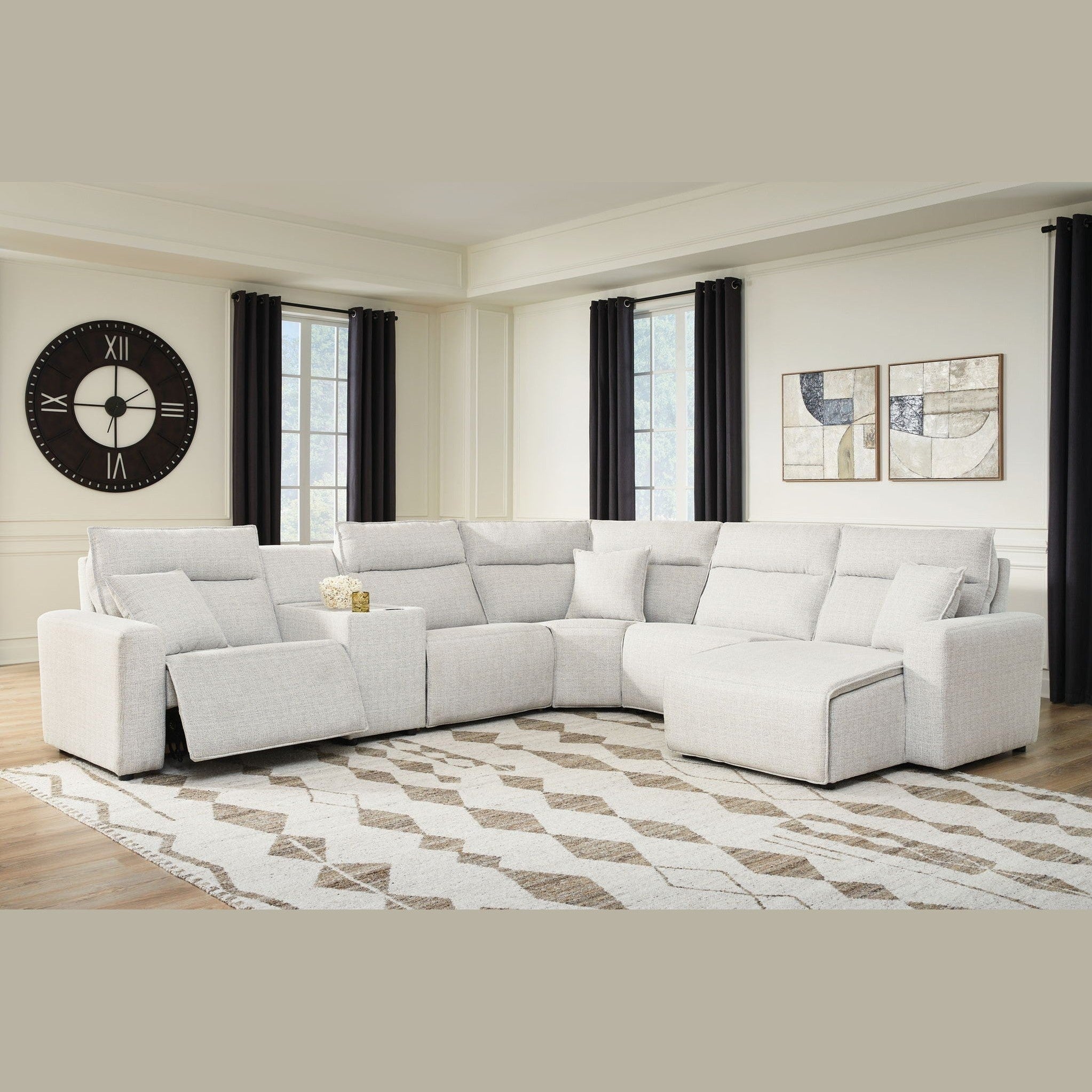 Modmax II - Reclining Sectional - Stone