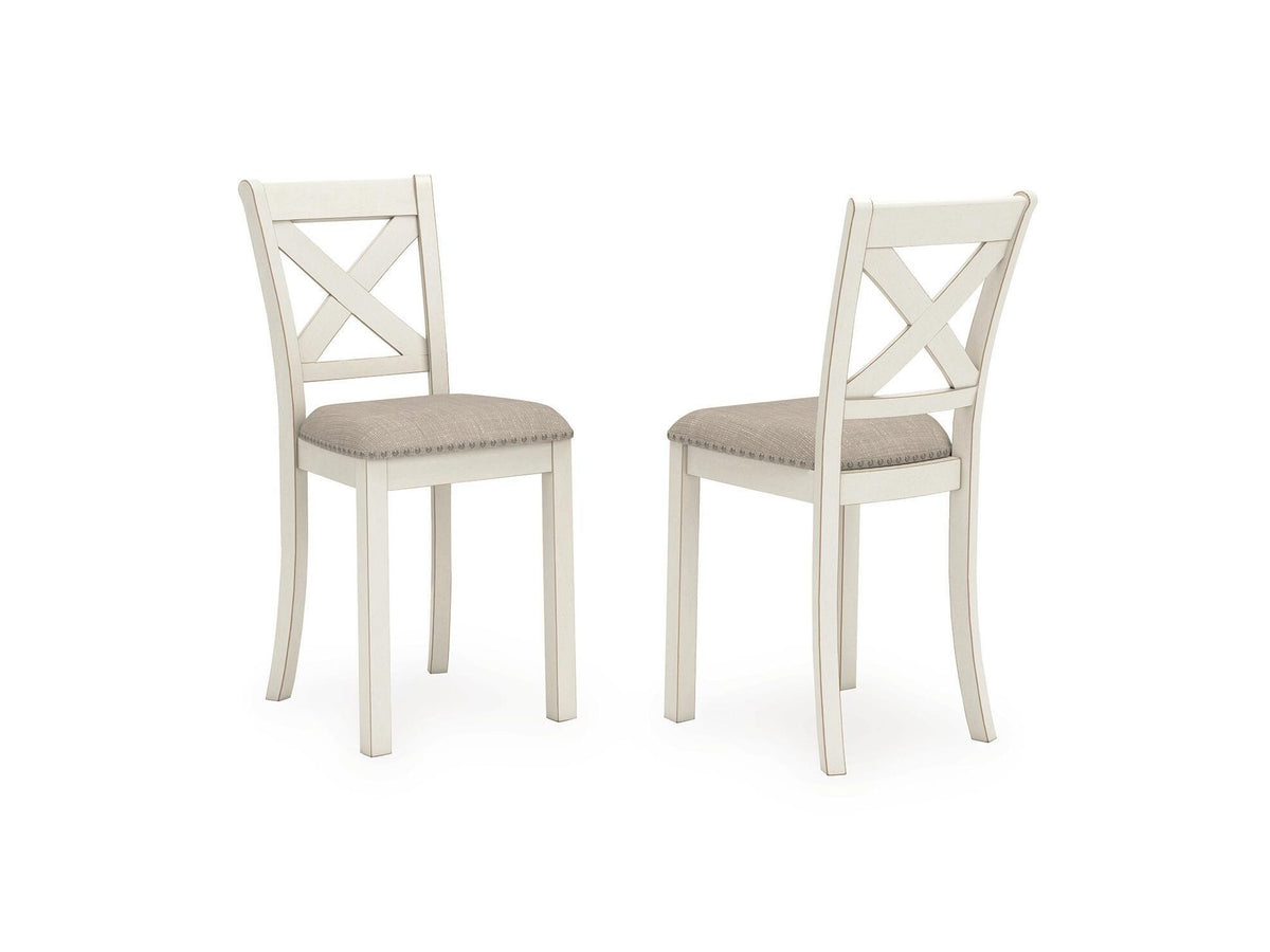 Robbinsdale - Upholstered Barstool (Set of 2) - Antique White