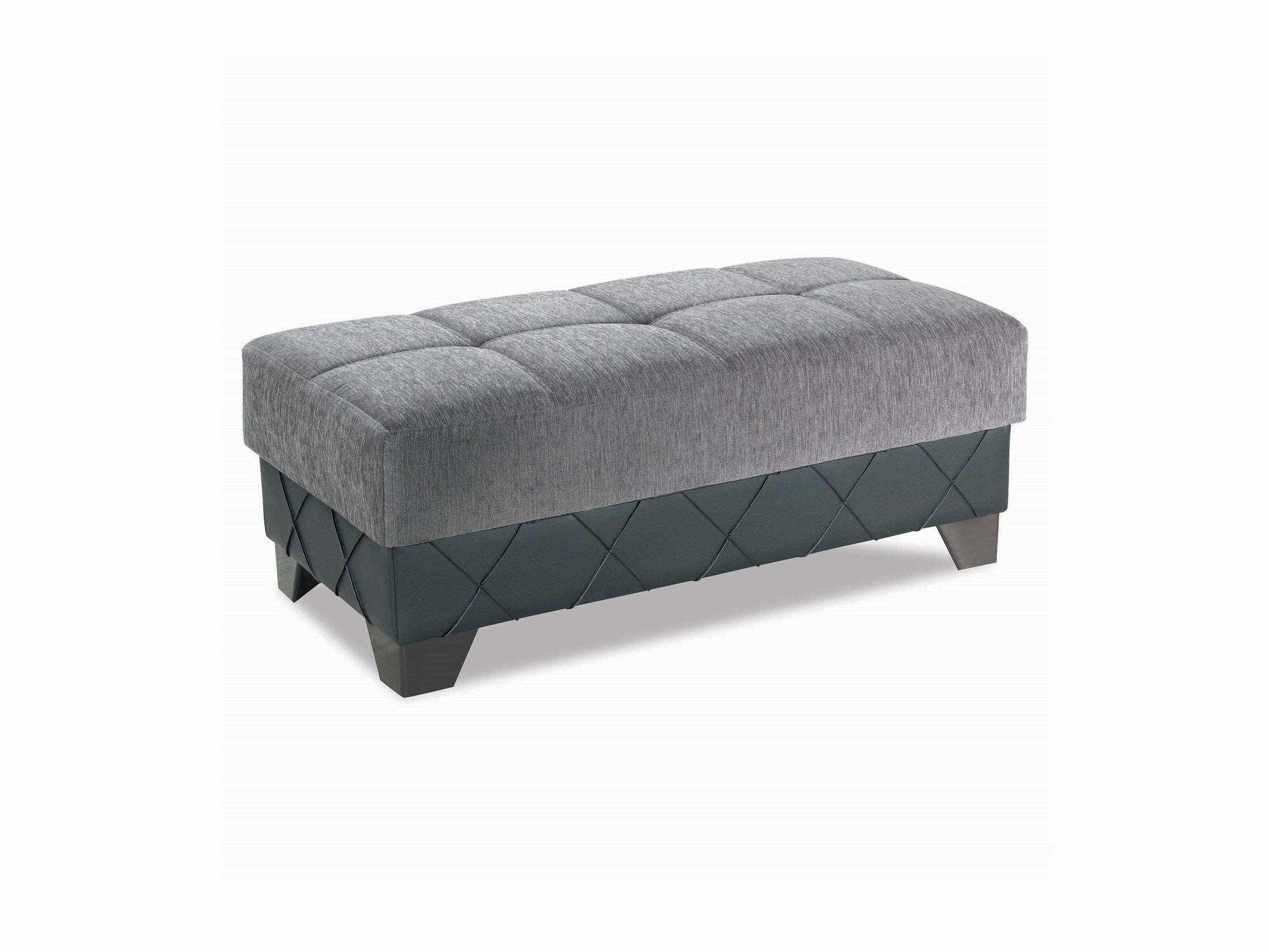Ottomanson Molina - Upholstered Convertible Ottoman With Storage