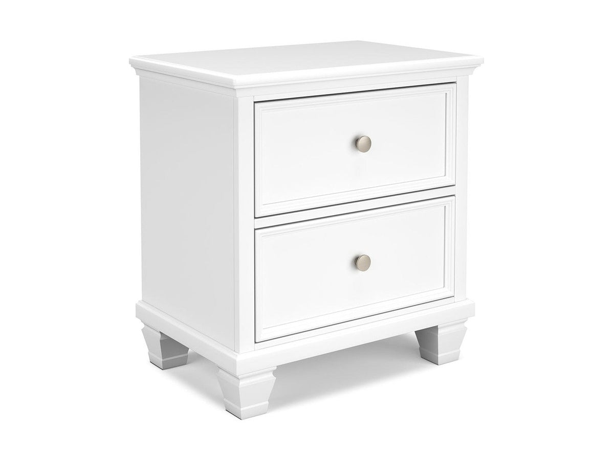 Fortman - Two Drawer Night Stand - White