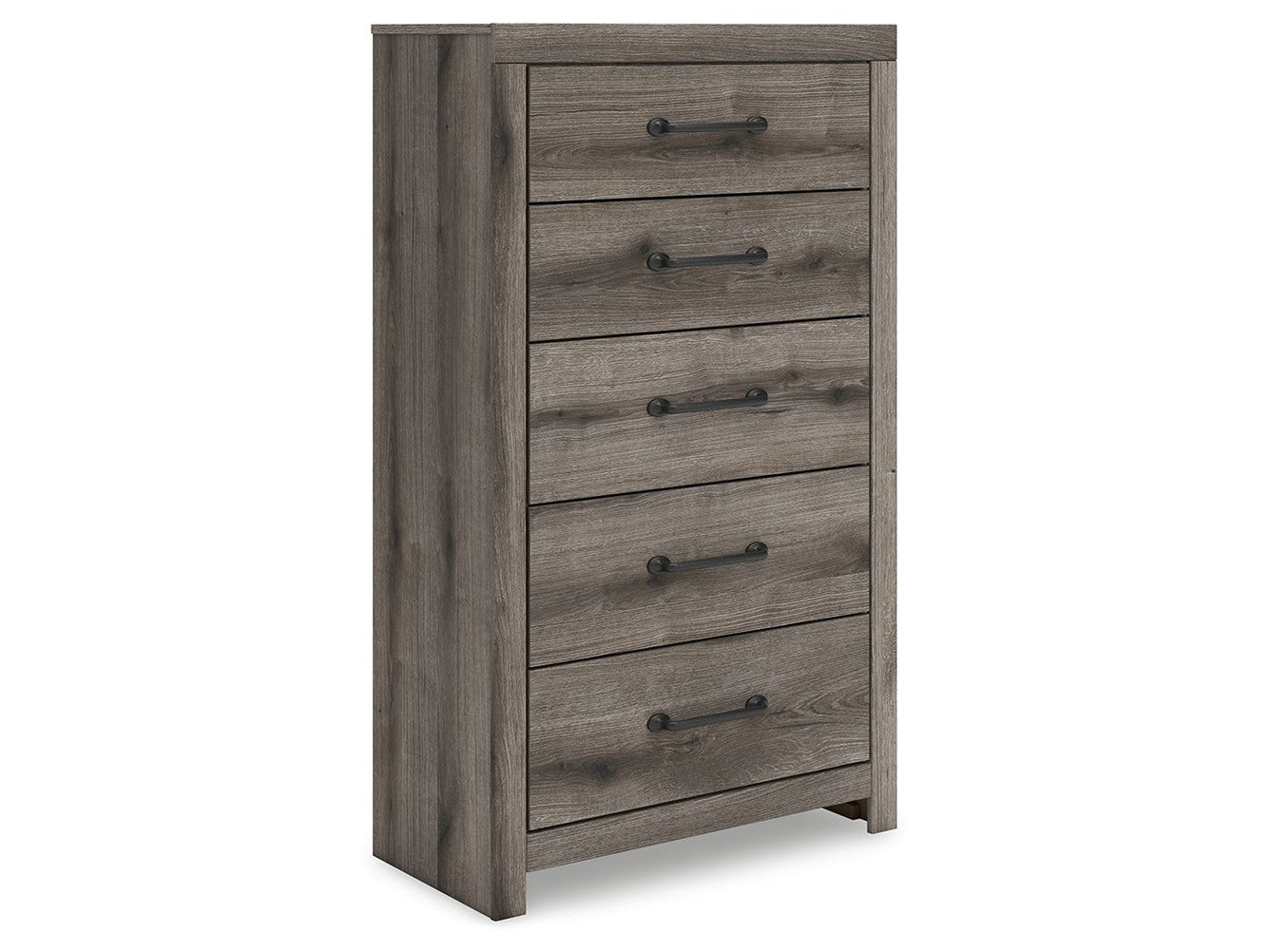 Urbanoore - Five Drawer Chest - Brown Gray