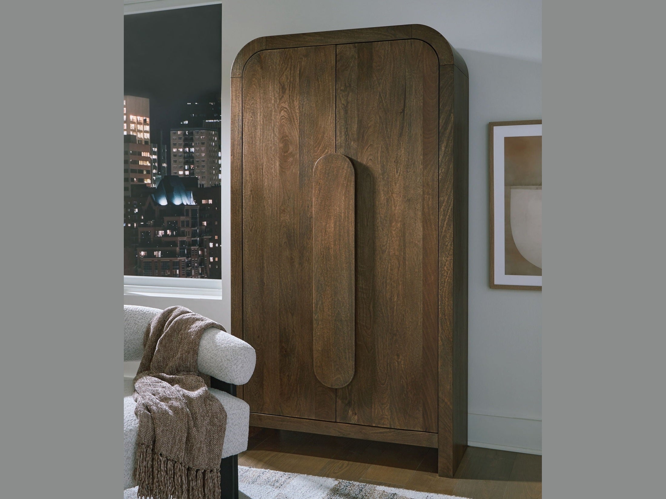 Thoren - Accent Cabinet - Medium Brown
