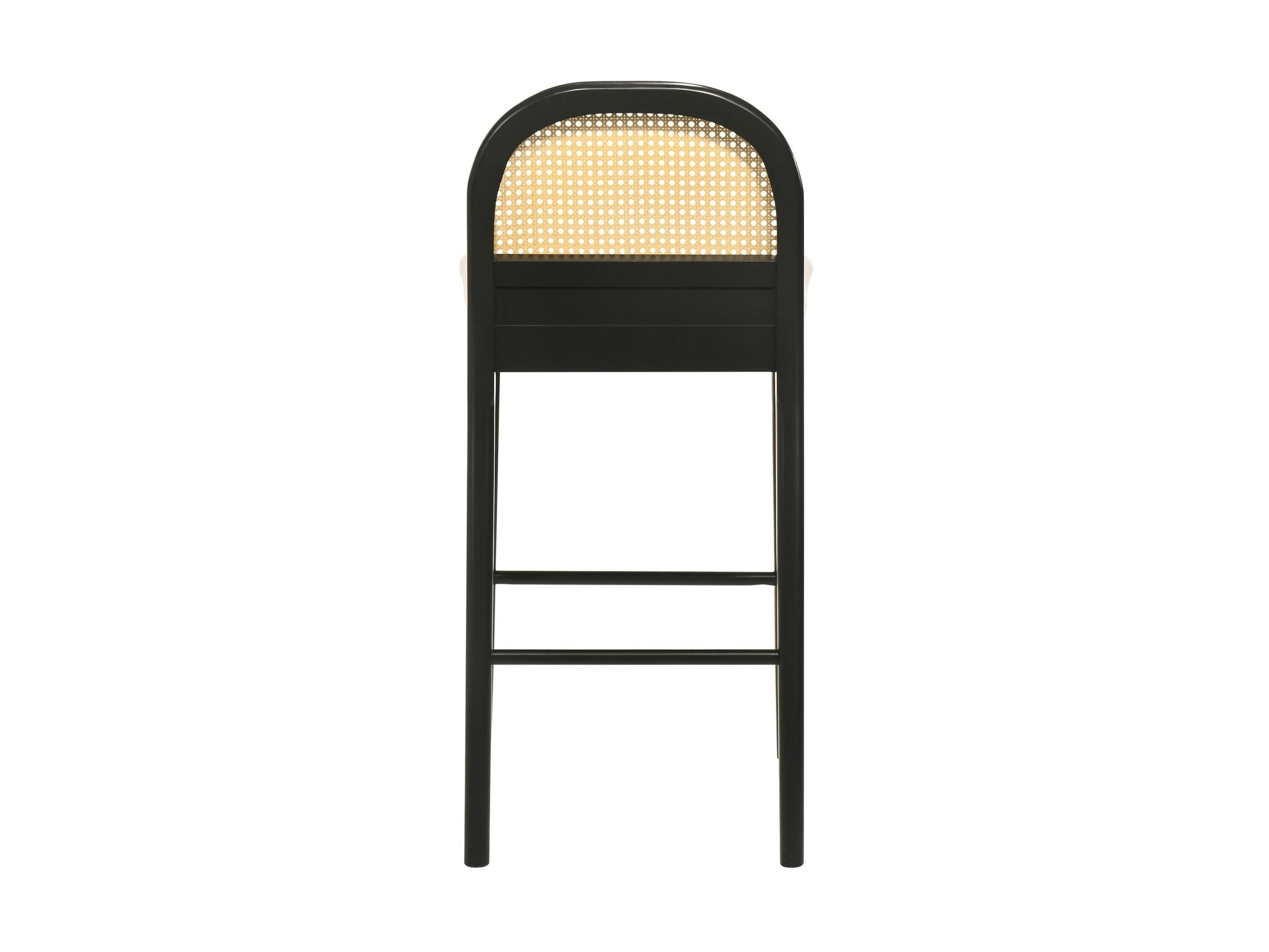 Lucio - Modern Farmhouse Wood Bar Height Kitchen Bar Stool